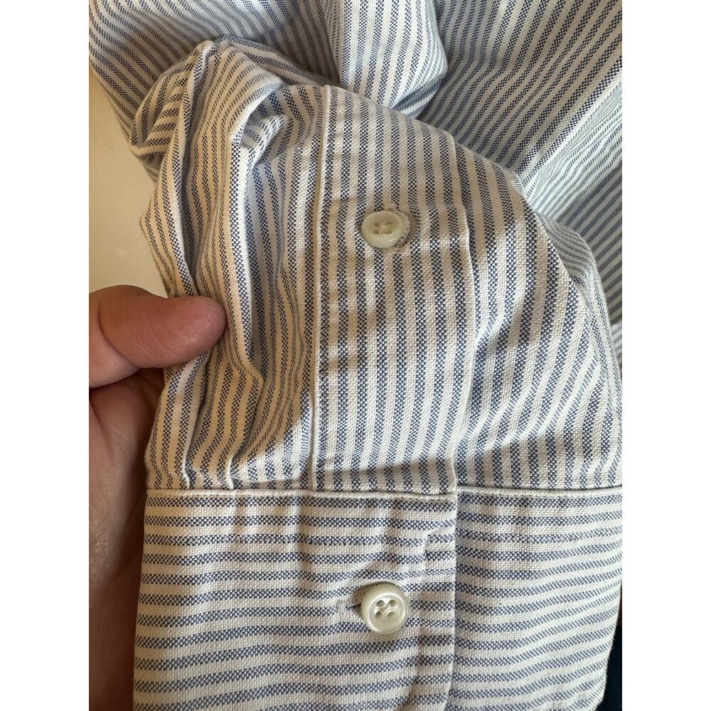 NWT Ralph Lauren Oxford Blue/white Classic Button Down Polo Long Sleeve $98 XL - Picture 7 of 10
